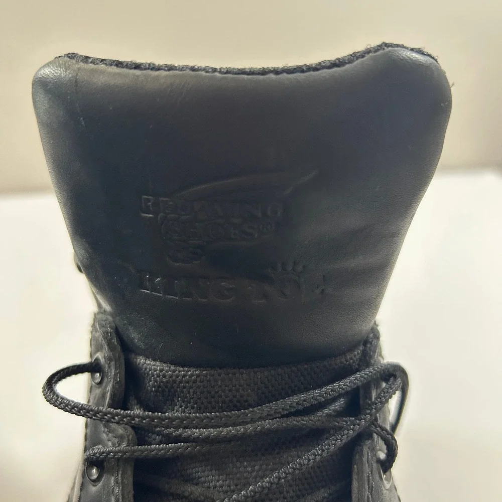 Red Wing Boots King Toe Work Shoes Mens 13 Black Leather Safety Toe‎ EH 2234